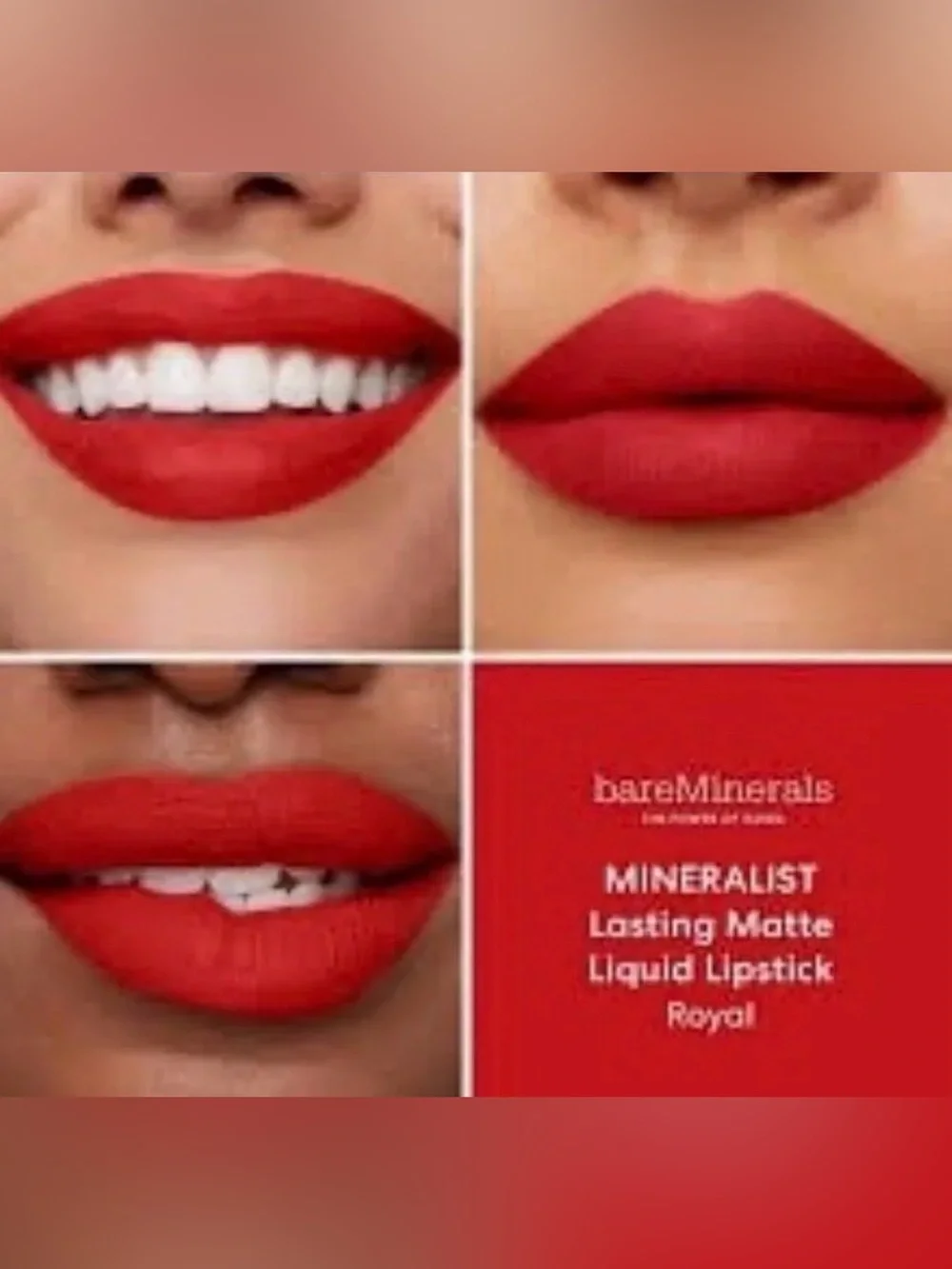 Royal, NIB Bare Minerals MINERALIST LASTING MATTE LIQUID LIPSTICK